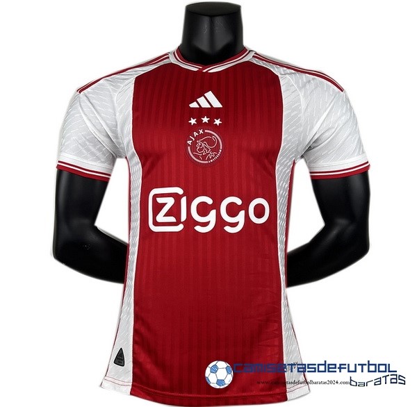 adidas Tailandia Casa Jugadores Camiseta Ajax Equipación 2023 2024 Rojo Blanco