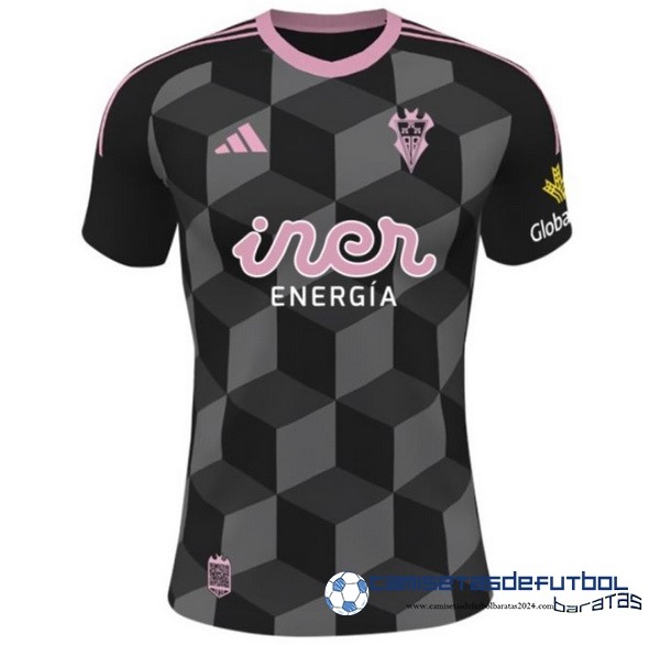 adidas Tailandia Segunda Camiseta Albacete Equipación 2023 2024 Negro