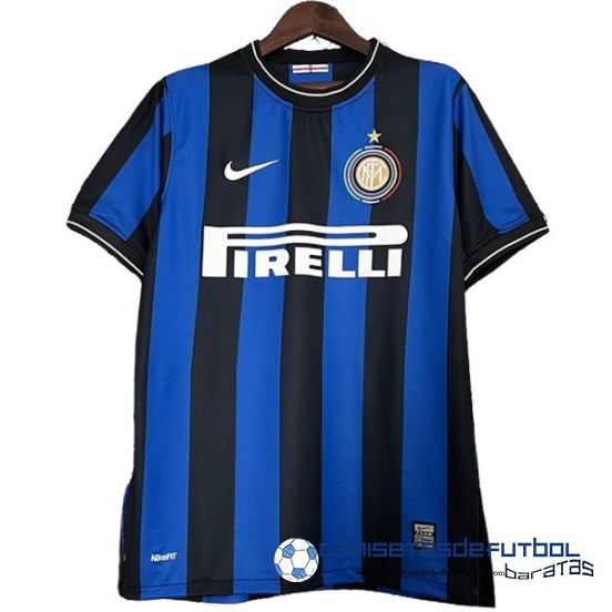 Casa Camiseta De Inter Milán Retro 2009 2010