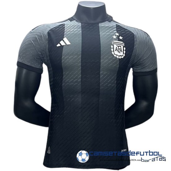 Especial Camiseta Del Argentina Jugadores Equipación 2024 Negro Gris
