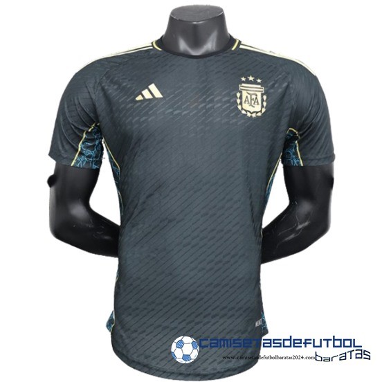 Especial Camiseta Del Argentina Jugadores Equipación 2024 Negro Verde