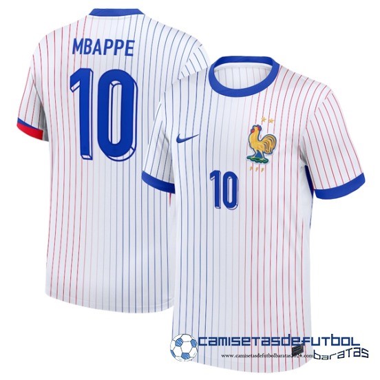 NO.10 Mbappe Tailandia Segunda Camiseta Francia Equipación 2024