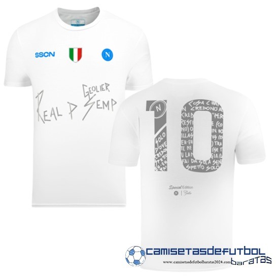 NO.10 Tailandia Especial Camiseta Napoli Equipación 2024 Blanco