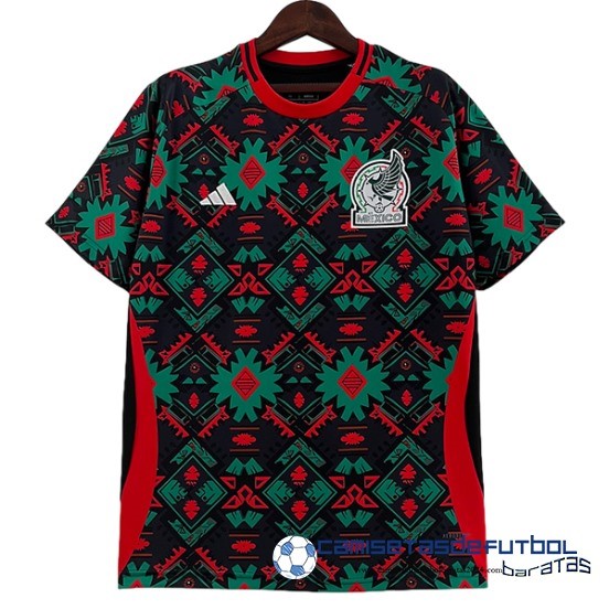 Tailandia Especial Camiseta Del Mexico Equipación 2024 Verde Rojo