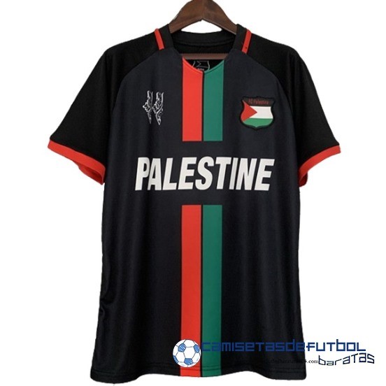 Tailandia Especial Camiseta Del Palestina Equipación 2023 Negro