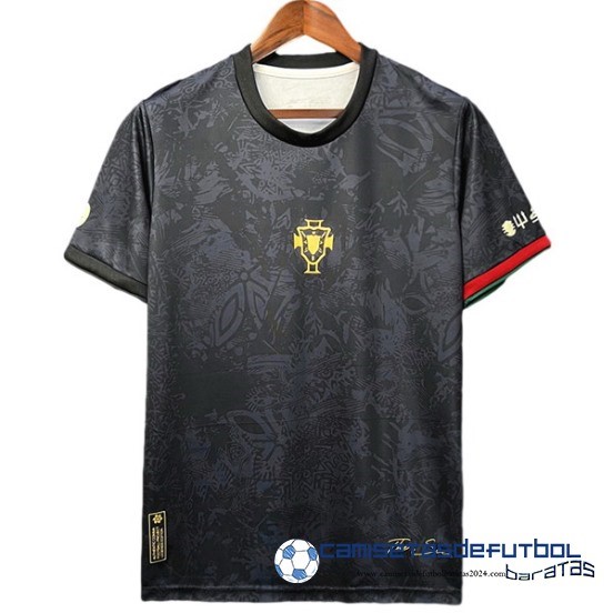 Tailandia Especial Camiseta Del Portugal Equipación 2023 Negro