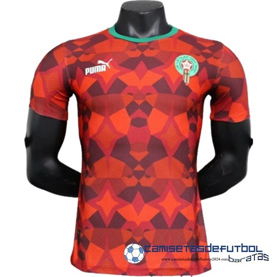 Tailandia Jugadores Especial Camiseta Del Marruecos Equipación 2024 Rojo