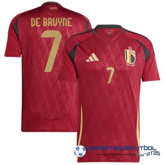Tailandia NO.10 De Bruyne Casa Camiseta Belgica Equipación 2024