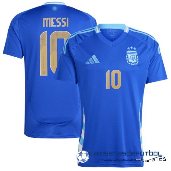 Tailandia NO.10 Messi Segunda Camiseta Argentina Equipación 2024