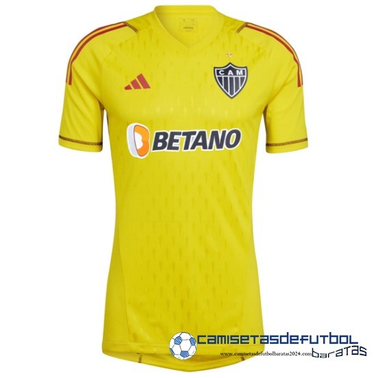Tailandia Portero Camiseta Atlético Mineiro Equipación 2023 2024 Amarillo