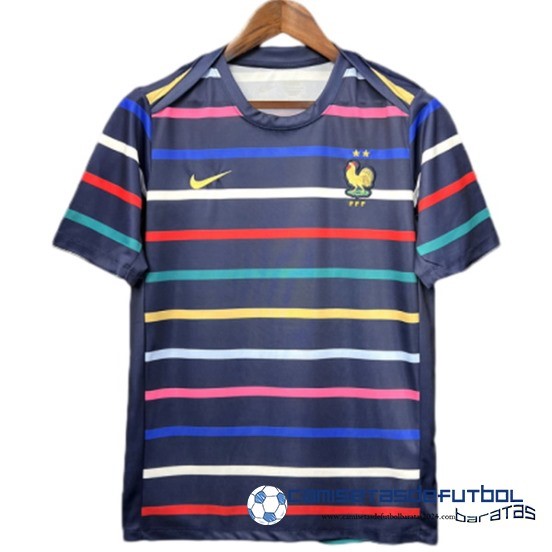 Tailandia Previo al partido Camiseta Francia Equipación 2024 Azul